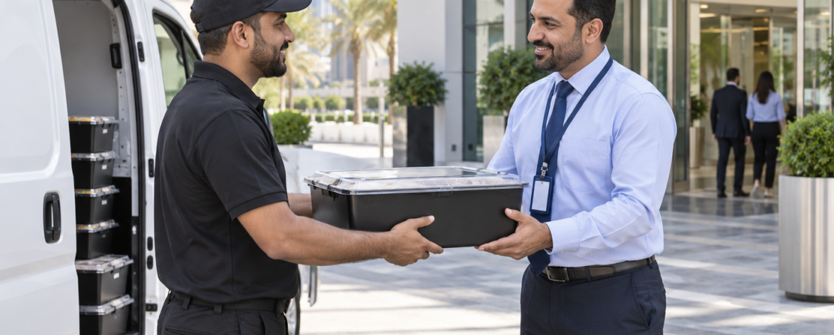 Reliable corporate meal delivery service in UAE