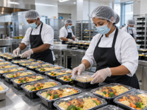 Affordable corporate staff meal boxes prepared in UAE