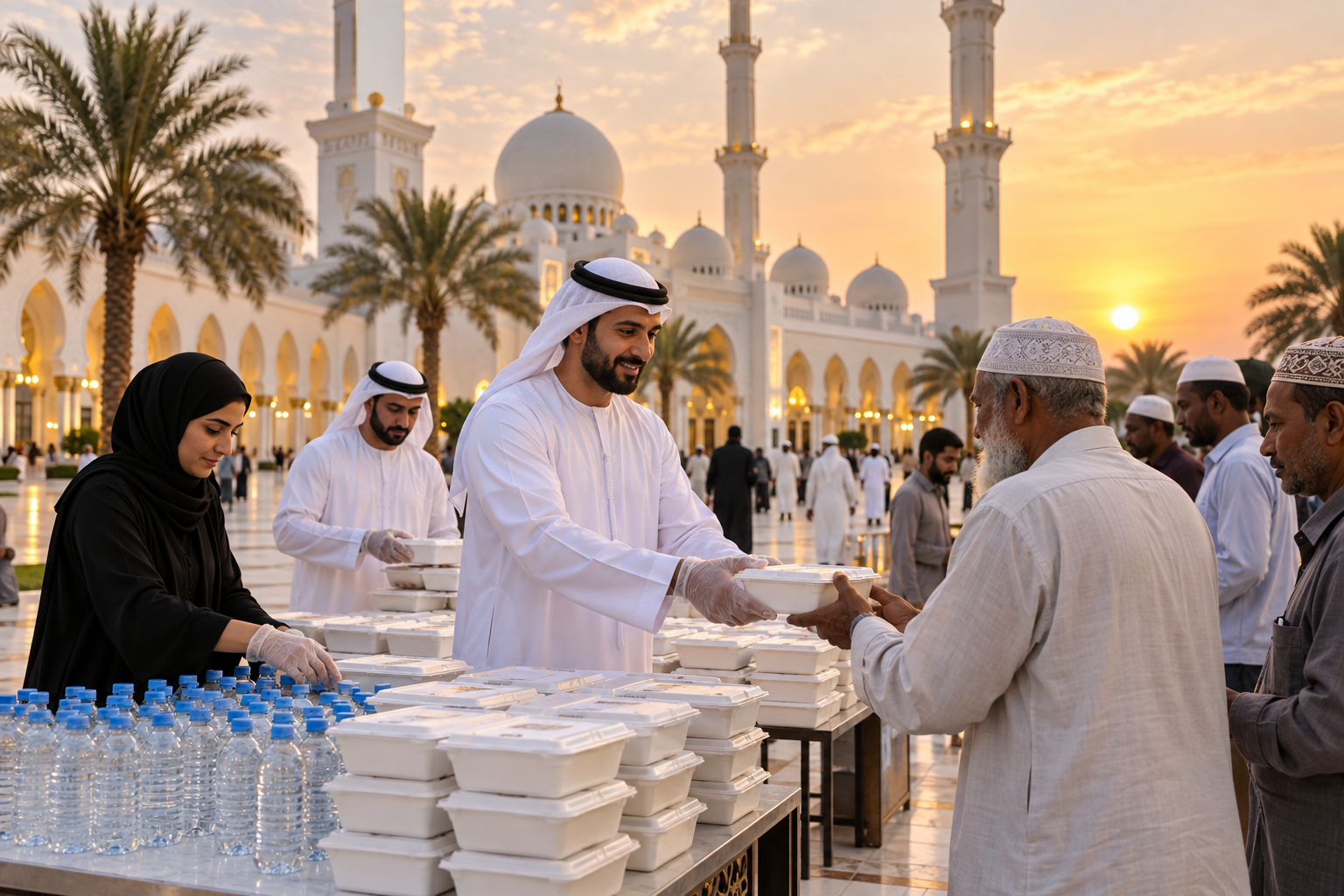 Charity Meals for Mosques Al Imtiaz Kitchen in UAE